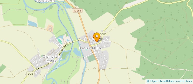 localisation de l'entreprise MADAME MIREILLE SALLES à BRAS-SUR-MEUSE