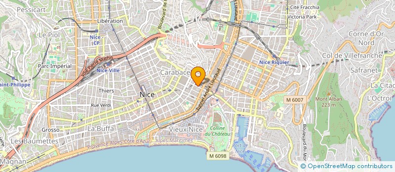 localisation de l'entreprise MADAME MIREILLE SAMOZINO à NICE