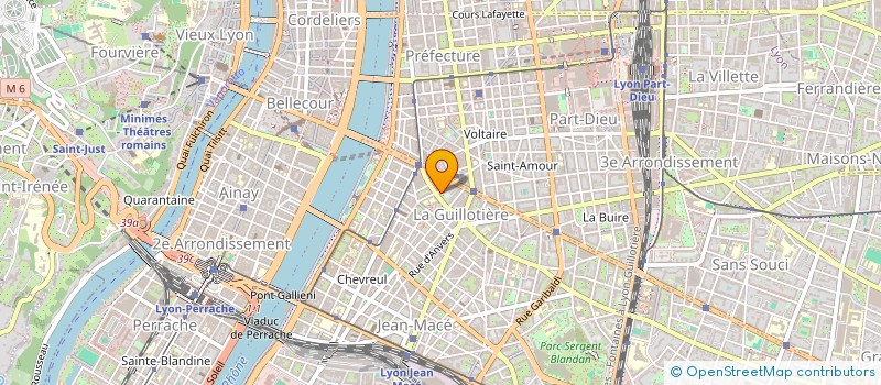 localisation de l'entreprise MADAME MIREILLE SANGRADOR  LYON