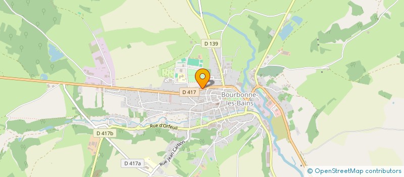 localisation de l'entreprise MADAME MIREILLE SAUNIER à BOURBONNE-LES-BAINS