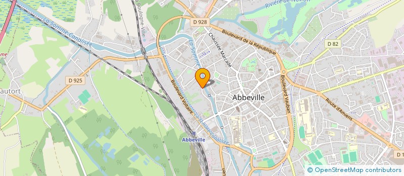 localisation de l'entreprise MADAME MIREILLE SAUTIER  ABBEVILLE