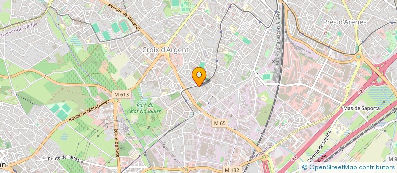 localisation de l'entreprise MADAME MIREILLE SAYE à MONTPELLIER