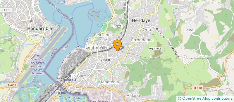 localisation de l'entreprise MADAME MIREILLE SEN  HENDAYE