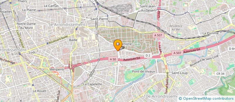 localisation de l'entreprise MADAME MIREILLE SOLAITIN  MARSEILLE