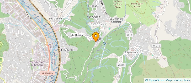 localisation de l'entreprise MADAME MIREILLE SONZOGNI  SAINT-BLAISE