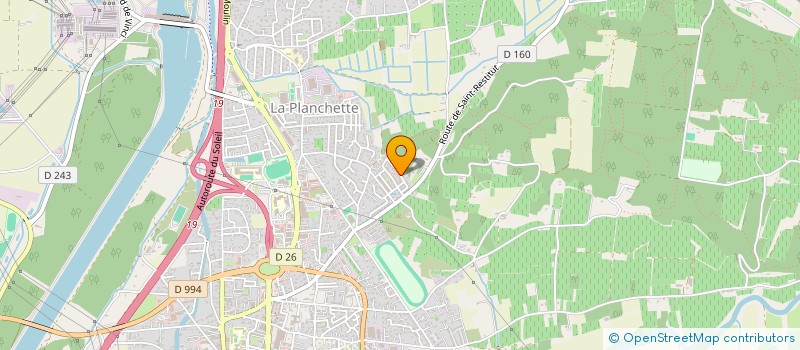 localisation de l'entreprise MADAME MIREILLE SOUCHE  BOLLENE