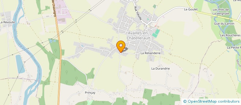 localisation de l'entreprise MADAME MIREILLE SOUCHET  AVAILLES-EN-CHATELLERAULT