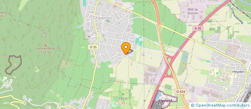 localisation de l'entreprise MADAME MIREILLE SPIE  CHATENOIS