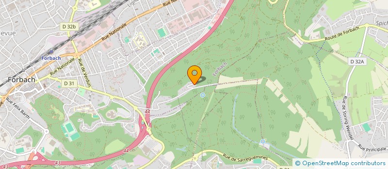 localisation de l'entreprise MADAME MIREILLE SPIELDENNER  FORBACH