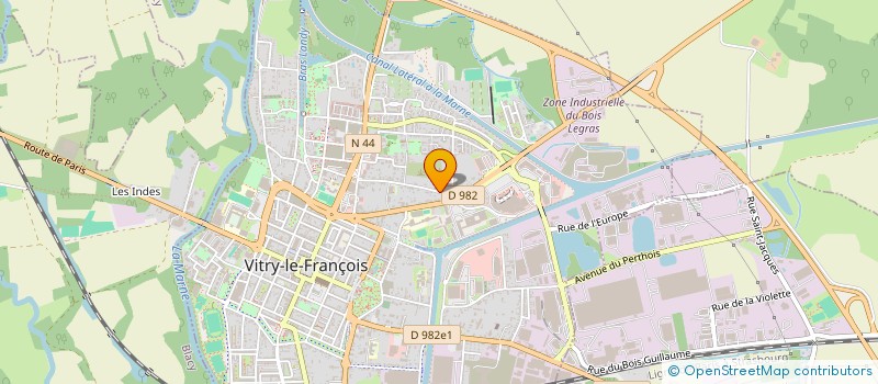 localisation de l'entreprise MADAME MIREILLE STEVENIN à VITRY-LE-FRANCOIS
