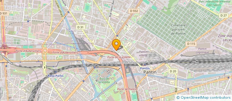 localisation de l'entreprise MADAME MIREILLE STOREZ  PANTIN