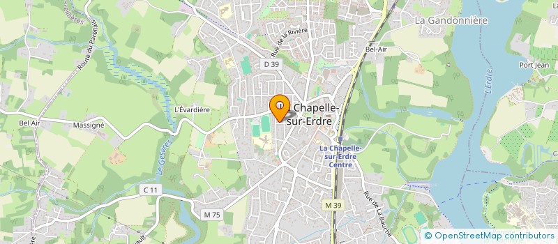 localisation de l'entreprise MADAME MIREILLE STRIFFLING à LA CHAPELLE-SUR-ERDRE