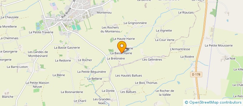 localisation de l'entreprise MADAME MIREILLE SUBIRY à DOMALAIN