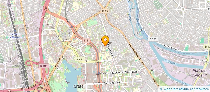 localisation de l'entreprise MADAME MIREILLE TEL  CRETEIL