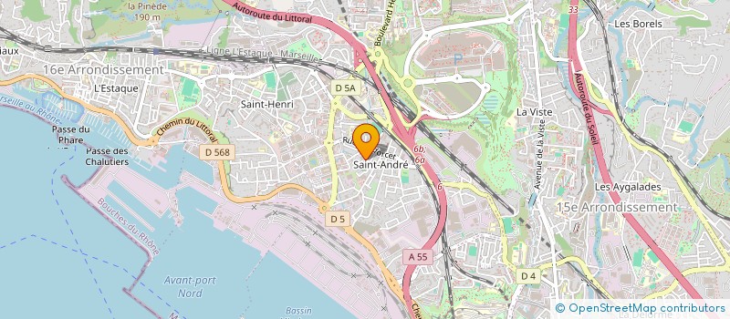 localisation de l'entreprise MADAME MIREILLE TEMPLIER  MARSEILLE