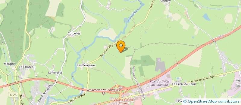 localisation de l'entreprise MADAME MIREILLE TERRIER  OZOLLES