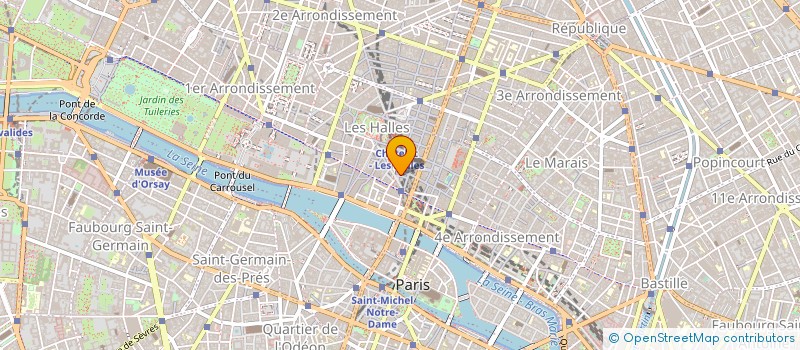 localisation de l'entreprise MADAME MIREILLE TOURET à PARIS