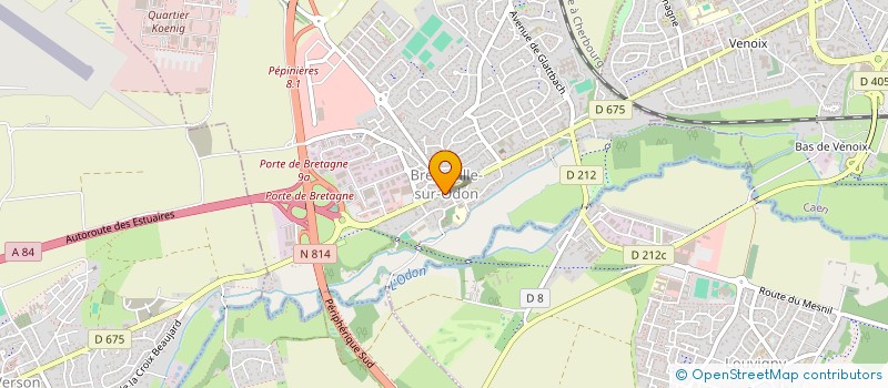 localisation de l'entreprise MADAME MIREILLE TOUZE  BRETTEVILLE-SUR-ODON