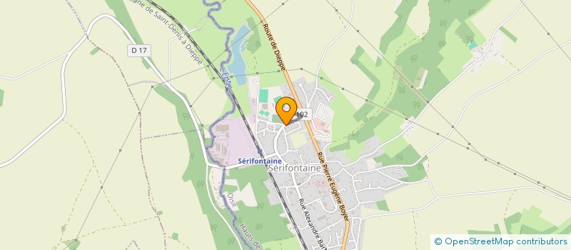 localisation de l'entreprise MADAME MIREILLE TRANCHOT  SERIFONTAINE