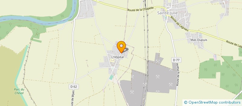 localisation de l'entreprise MADAME MIREILLE TRUCHON  CHAZEY-SUR-AIN