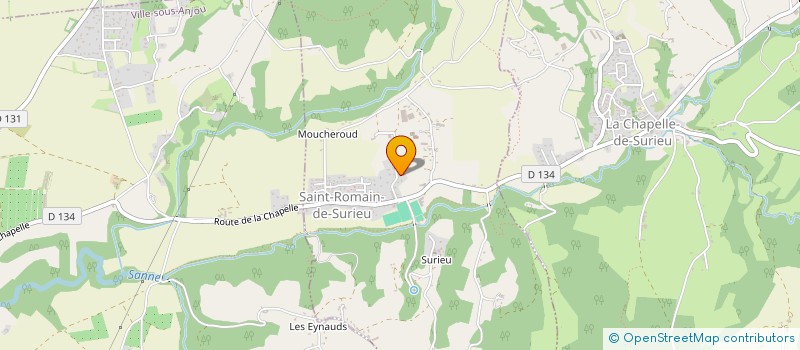 localisation de l'entreprise MADAME MIREILLE URANO  SAINT-ROMAIN-DE-SURIEU