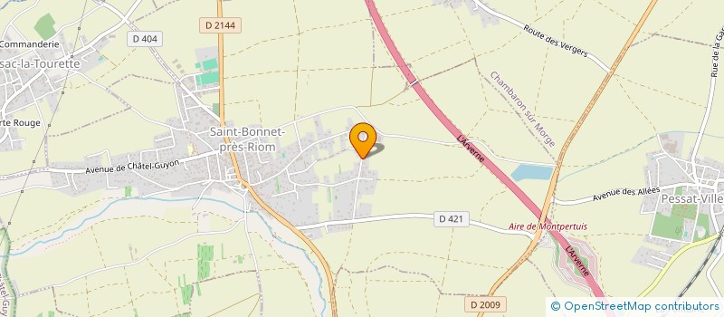 localisation de l'entreprise MADAME MIREILLE USSON  SAINT-BONNET-PRES-RIOM