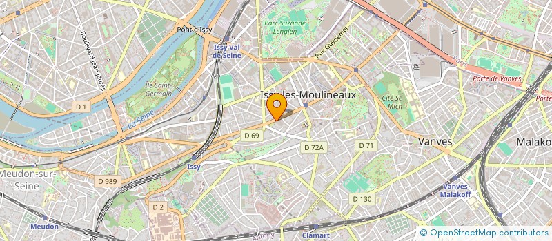 localisation de l'entreprise MADAME MIREILLE VALENTIN à ISSY-LES-MOULINEAUX