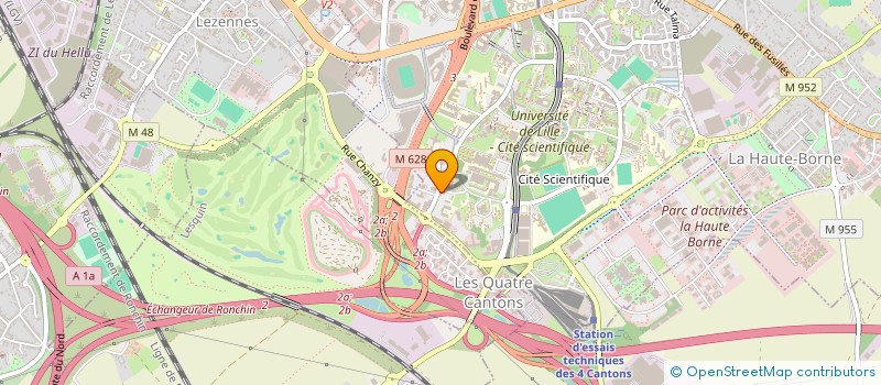 localisation de l'entreprise MADAME MIREILLE VANCOSTENOBLE à VILLENEUVE-D'ASCQ