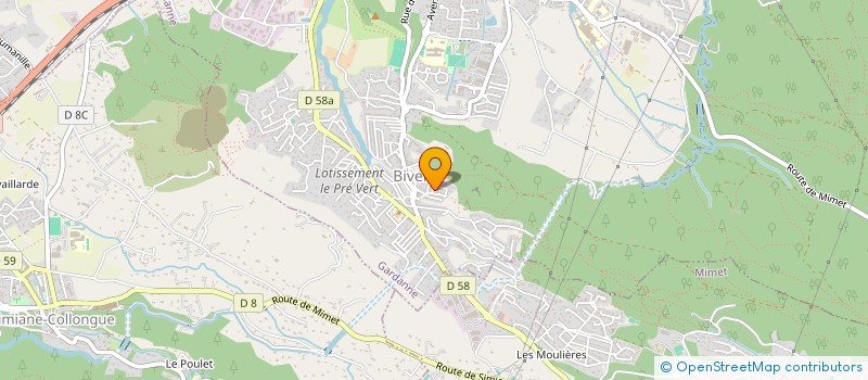 localisation de l'entreprise MADAME MIREILLE VENIAT à GARDANNE
