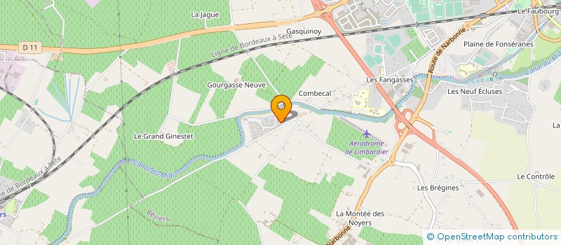 localisation de l'entreprise MADAME MIREILLE VERDIER à BEZIERS