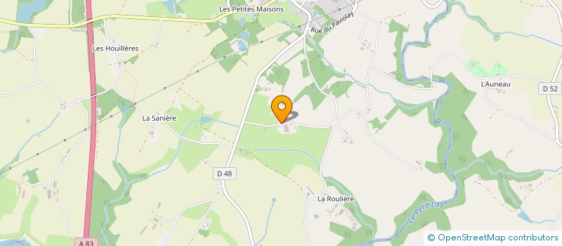 localisation de l'entreprise MADAME MIREILLE VERONNEAU à SAINT-HILAIRE-LE-VOUHIS