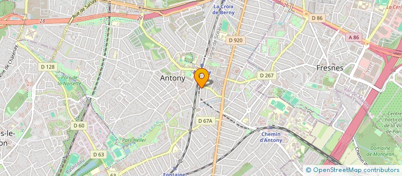 localisation de l'entreprise MADAME MIREILLE VEYRIERES à ANTONY