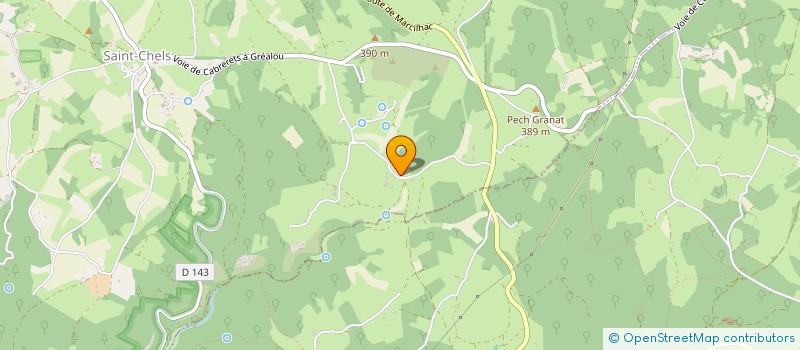 localisation de l'entreprise MADAME MIREILLE VINGHES  SAINT-CHELS