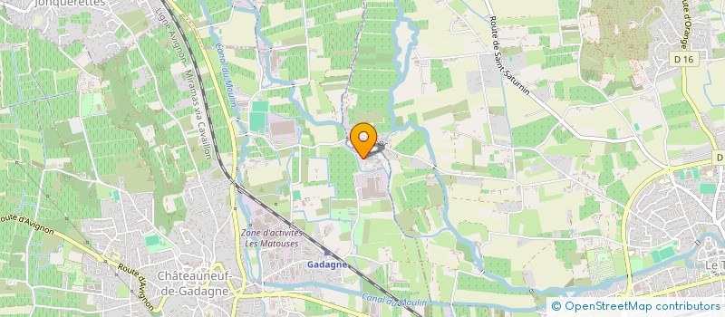 localisation de l'entreprise MADAME MIREILLE VIOLANTE  CHATEAUNEUF-DE-GADAGNE