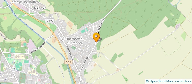 localisation de l'entreprise MADAME MIREILLE WILD  OBERHOFFEN-SUR-MODER