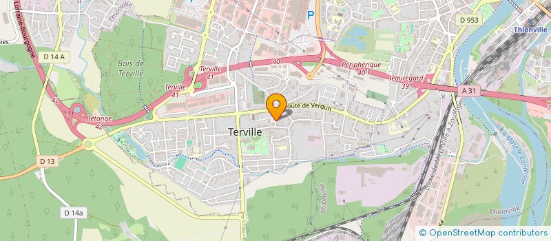 localisation de l'entreprise MADAME MIRELA CODREANU  TERVILLE