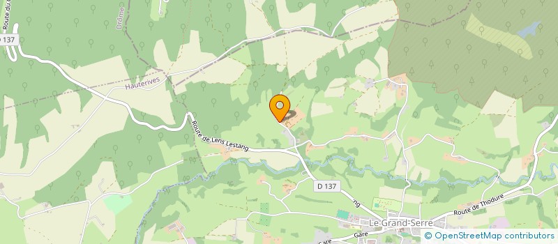 localisation de l'entreprise MADAME MIRELA FLOREA  LE GRAND-SERRE