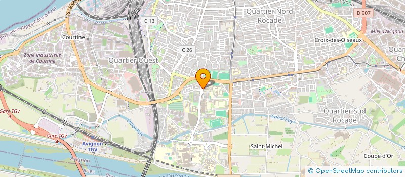 localisation de l'entreprise MADAME MIRELA GRIGORESCU  AVIGNON