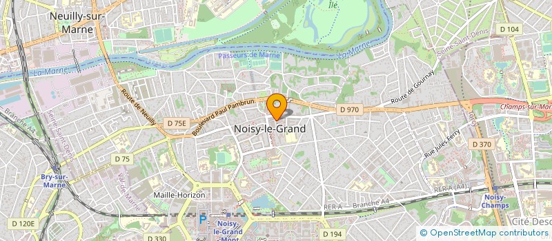 localisation de l'entreprise MADAME MIRELA ROTARIU à NOISY-LE-GRAND
