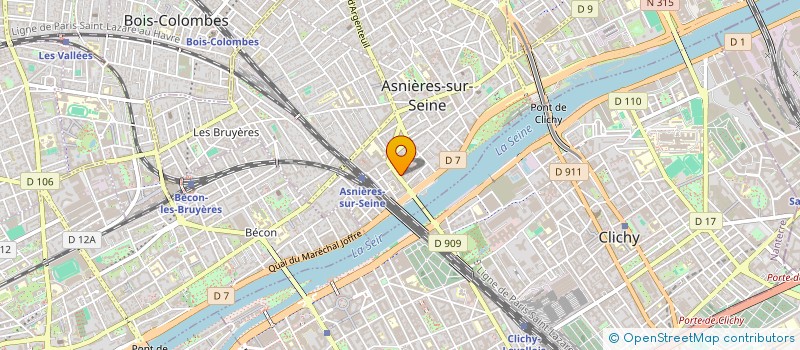 localisation de l'entreprise MADAME MIRELA TOCA  ASNIERES-SUR-SEINE