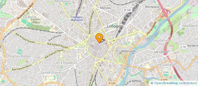 localisation de l'entreprise MADAME MIRELA TOMESCU à LIMOGES
