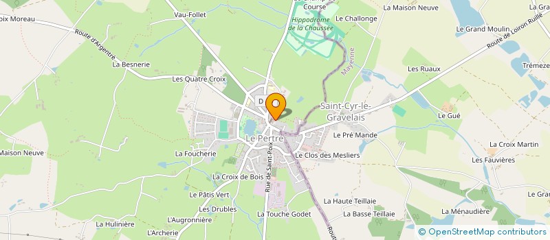 localisation de l'entreprise MADAME MIRELA TUDOSE  LE PERTRE