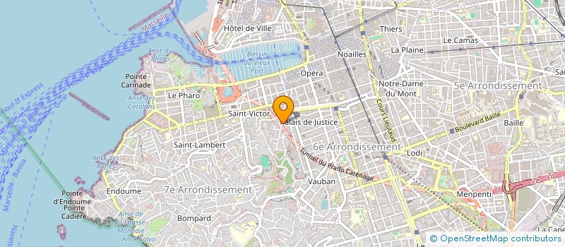 localisation de l'entreprise MADAME MIRELLA CACCIA KOSTOVIC à MARSEILLE