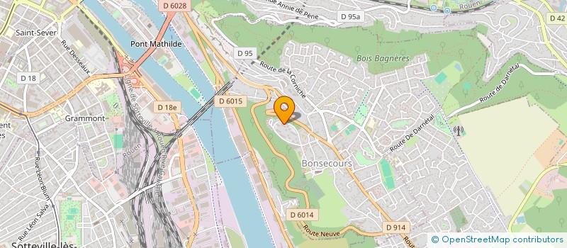 localisation de l'entreprise MADAME MIRELLA CHRETIEN  BONSECOURS