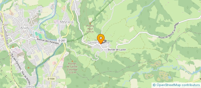 localisation de l'entreprise MADAME MIRELLA DE KOCK  SAINTE-COLOME