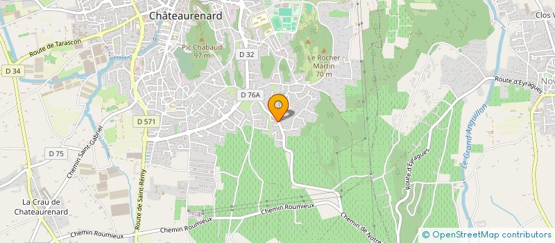 localisation de l'entreprise MADAME MIRELLA FERRAND  CHATEAURENARD