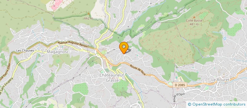 localisation de l'entreprise MADAME MIRELLA LAGANA à CHATEAUNEUF-GRASSE