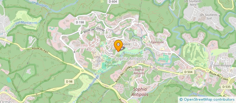 localisation de l'entreprise MADAME MIRELLA MAGNOLI  VALBONNE