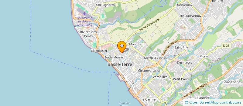 localisation de l'entreprise MADAME MIRELLA ROSEAU  BASSE-TERRE