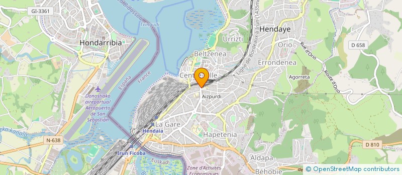 localisation de l'entreprise MADAME MIREN ALBERDI  HENDAYE